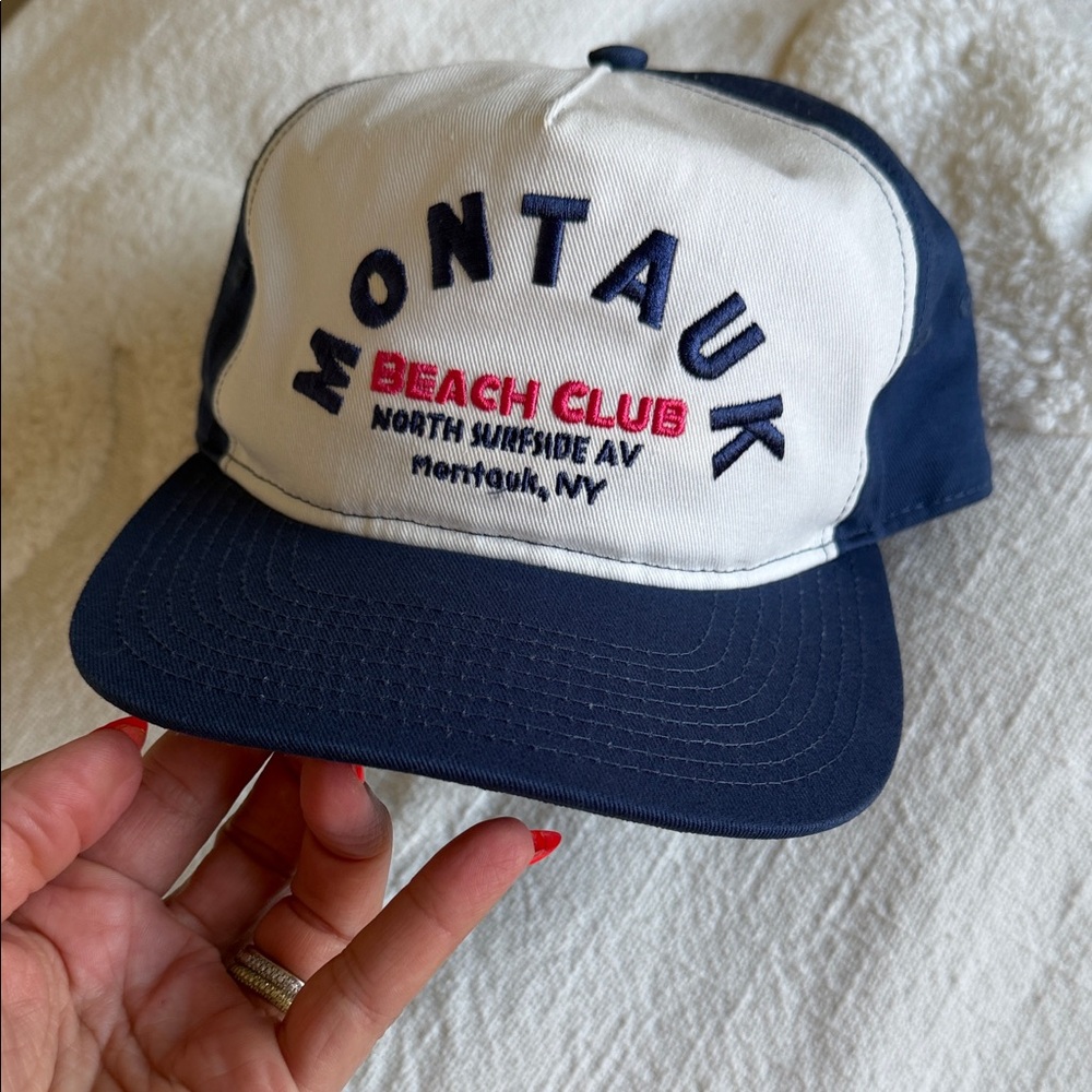 Montauk Beach Club Cap never worn unisex
